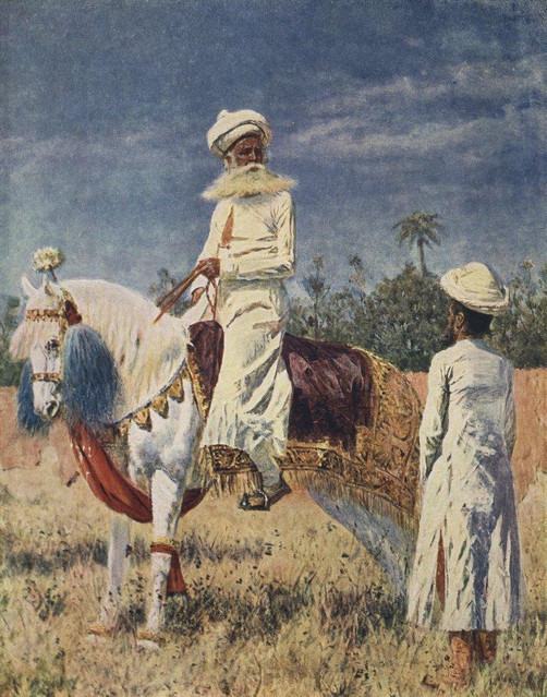 Всадник в Джайпуре Около 1880