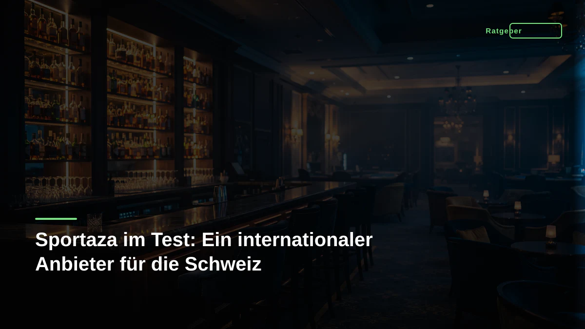 Sportaza im Test: Ein internationaler Anbieter für die Schweiz