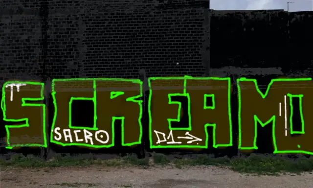 Graffiti artwork by H812
