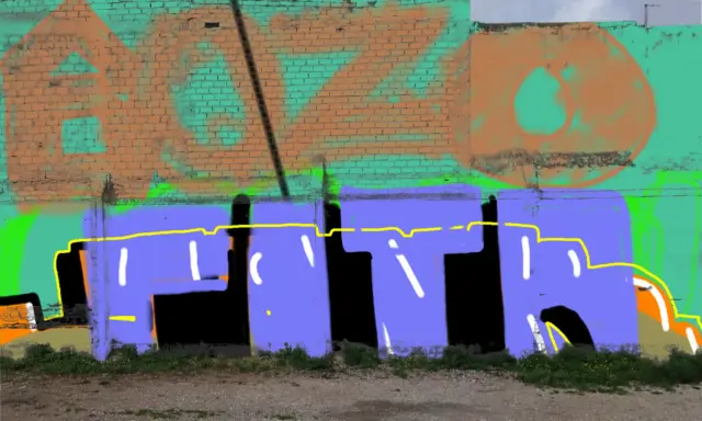 Graffiti artwork by Yank