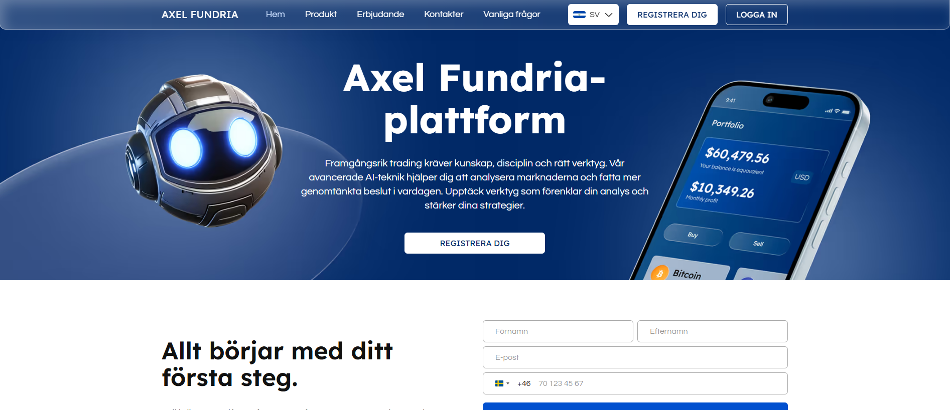 Stored capture of axel-fundria.com