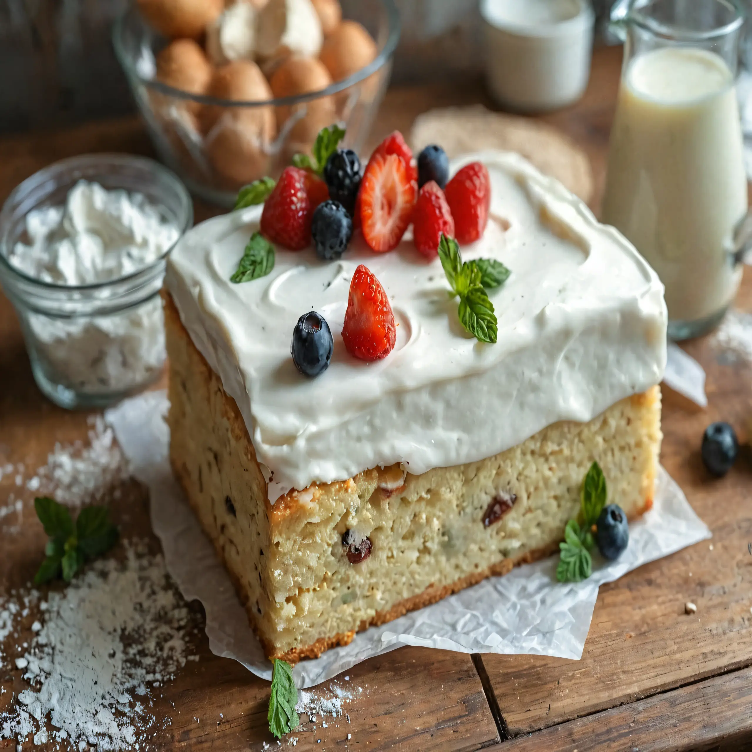 Soft, Light, and Simple Kefir Sheet Cake Recipe