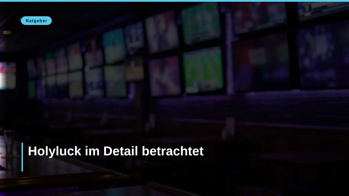 Holyluck im Detail betrachtet