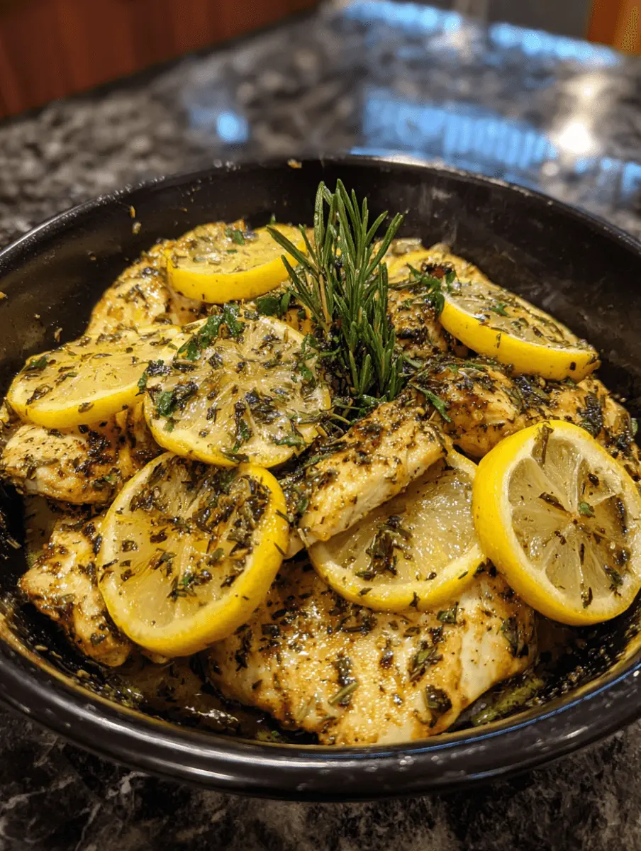 Greek Lemon Herb Chicken Recipe