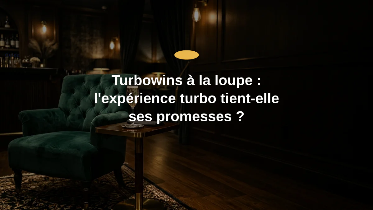 Turbowins à la loupe : l'expérience turbo tient-elle ses promesses ?