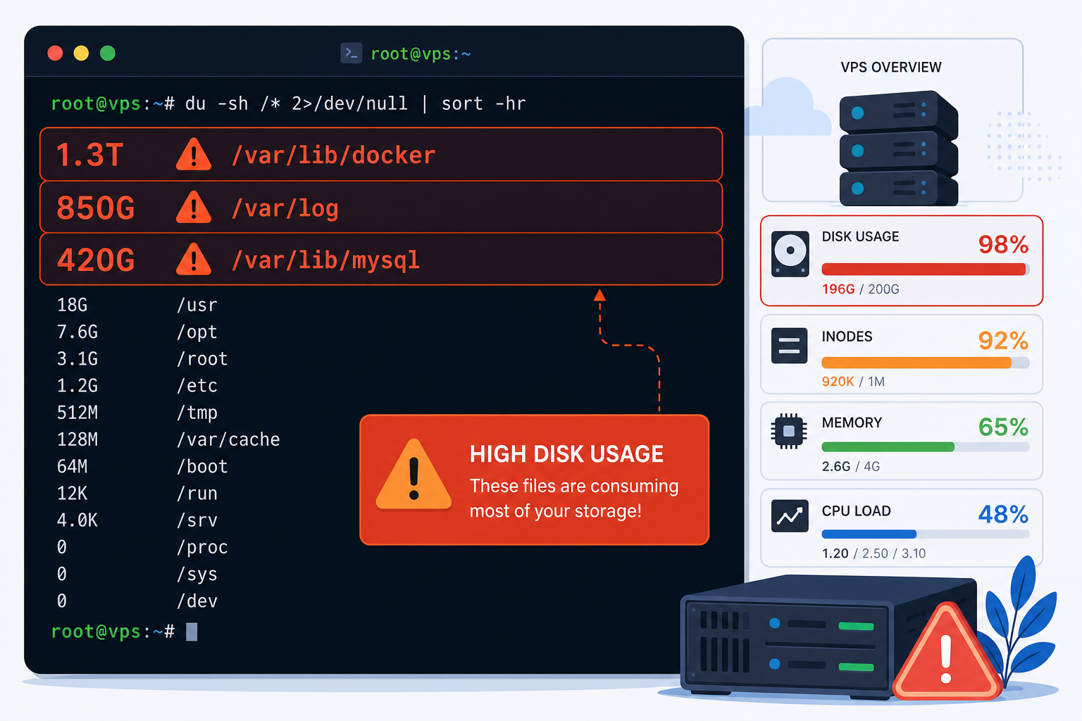 Menguasai du: Panduan Praktis Mengelola Disk Usage di VPS