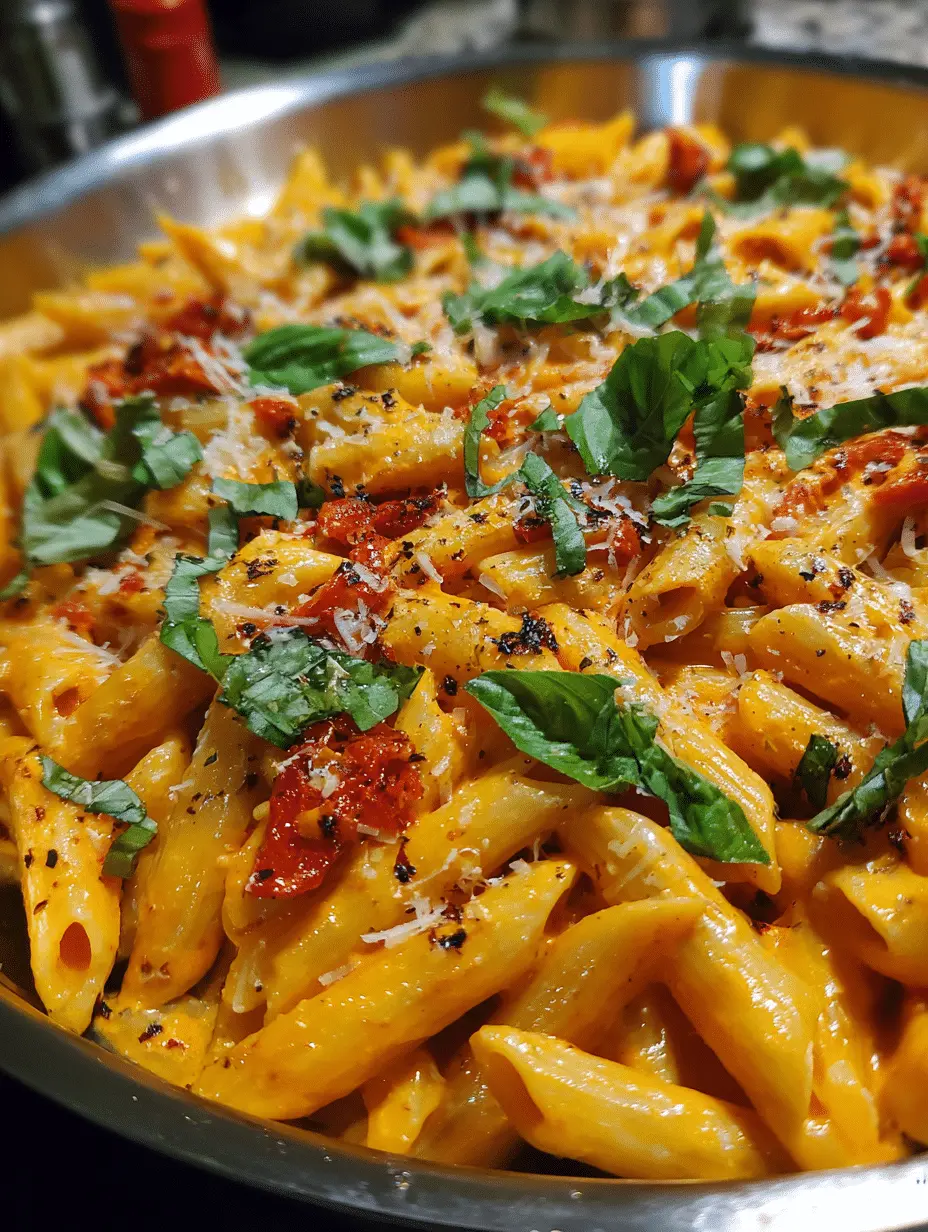 Roasted Red Pepper Pasta