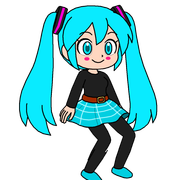 Hatsune Miku SMB sitting