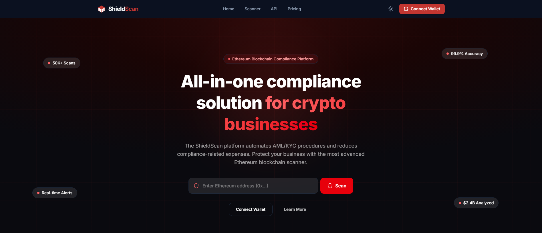 Screenshot of tronscan-aml.org