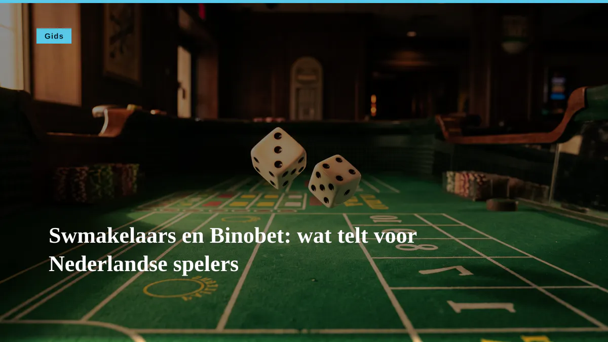 Swmakelaars en Binobet: wat telt voor Nederlandse spelers