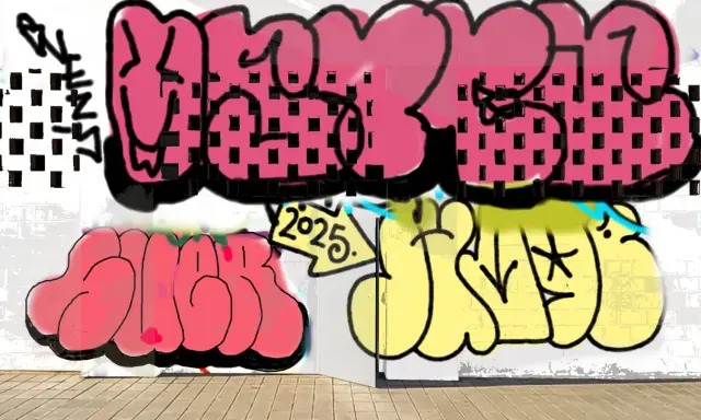 Graffiti artwork by snezy