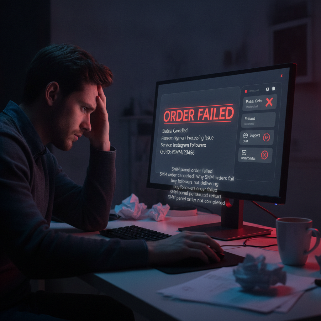 SMM Panel Order Failed? Top Causes &amp; Quick Fixes