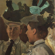 Дама у зеркала (Портрет В В Цемировой) 1898