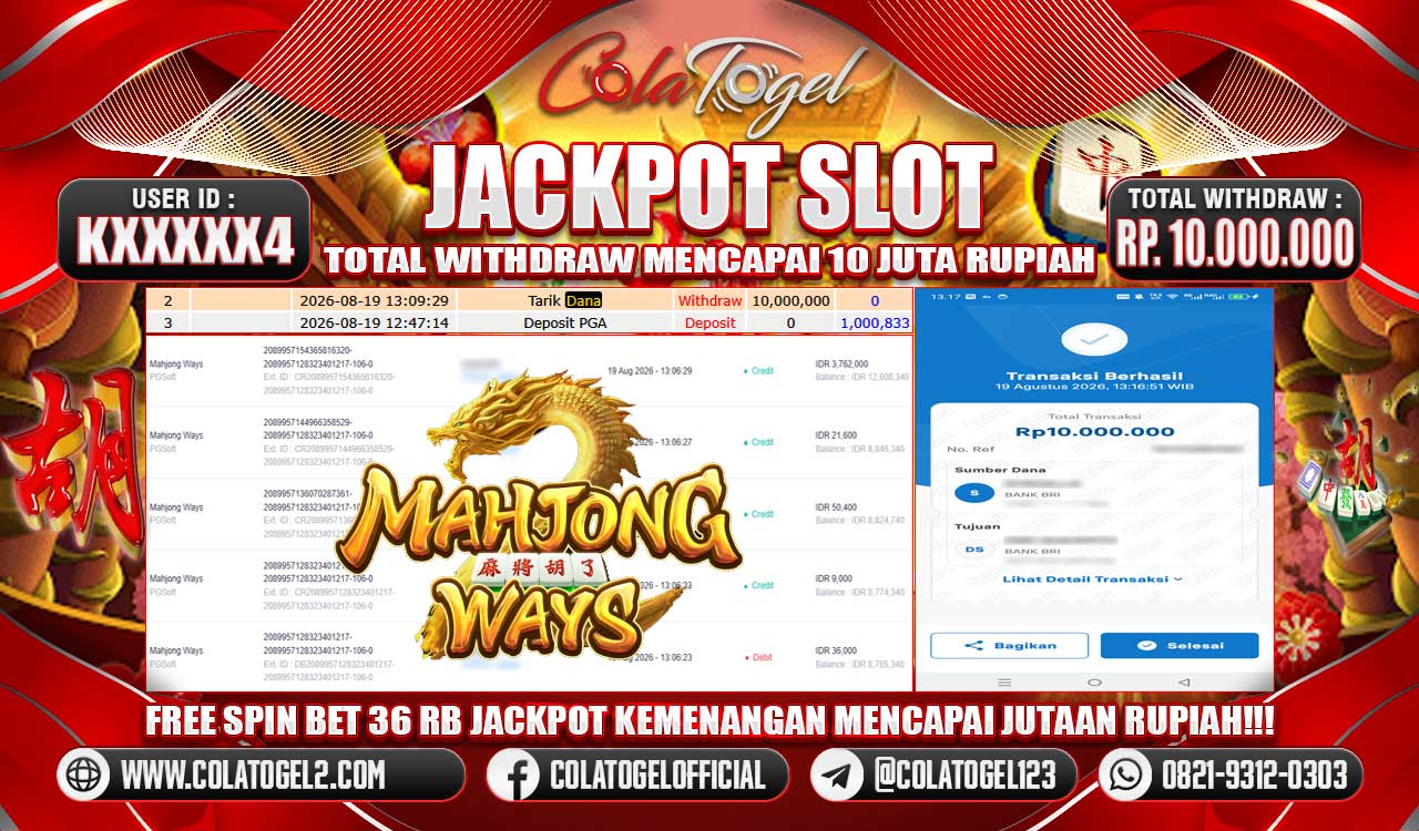 JACKPOT SLOT GACOR!!