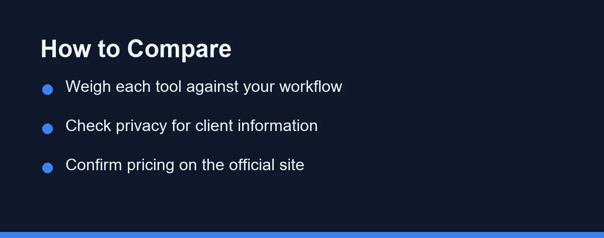 How to Compare