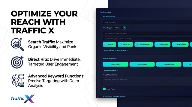 Traffic X Web Traffic Bot Software Organic Website Traffic Generator With RPA Support