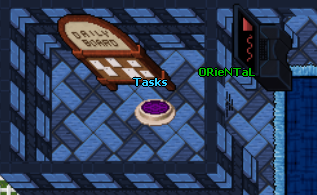 Teleport no segundo andar do templo
