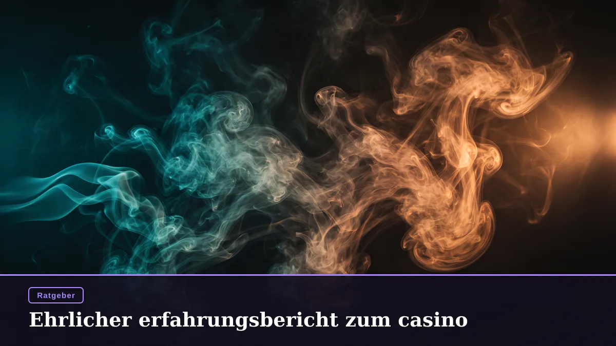 Ehrlicher erfahrungsbericht zum casino