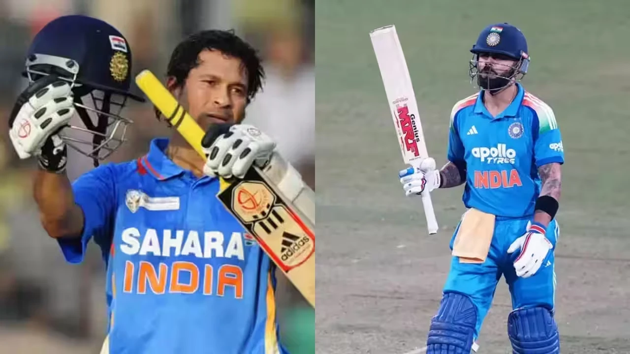 Virat Kohli vs Sachin Tendulkar Picture