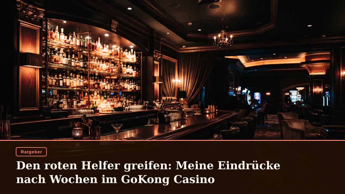 Den roten Helfer greifen: Meine Eindrücke nach Wochen im GoKong Casino