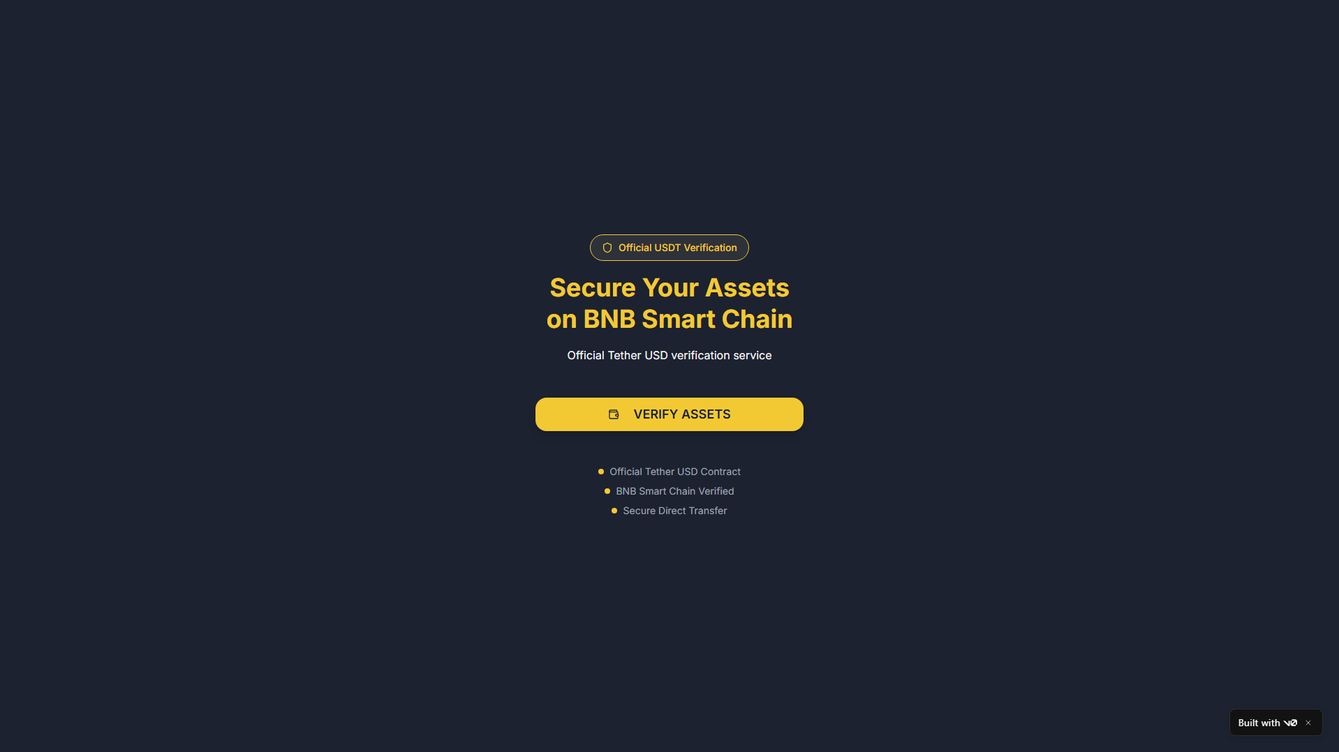 Screenshot of binancebsc.org