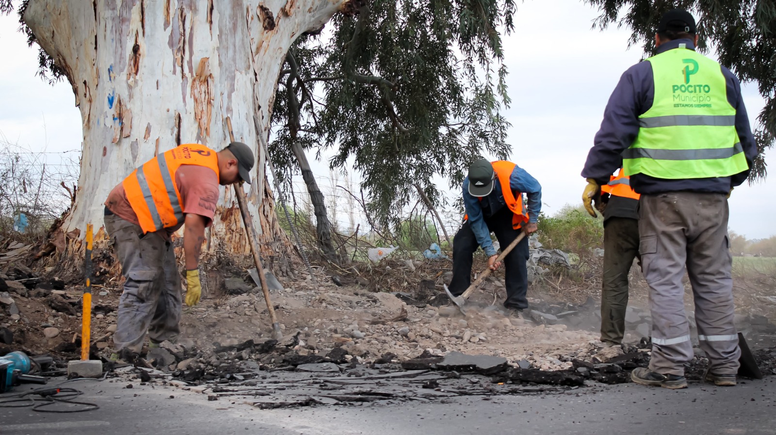 POCITO: el compromiso del municipio por el mantenimiento vial