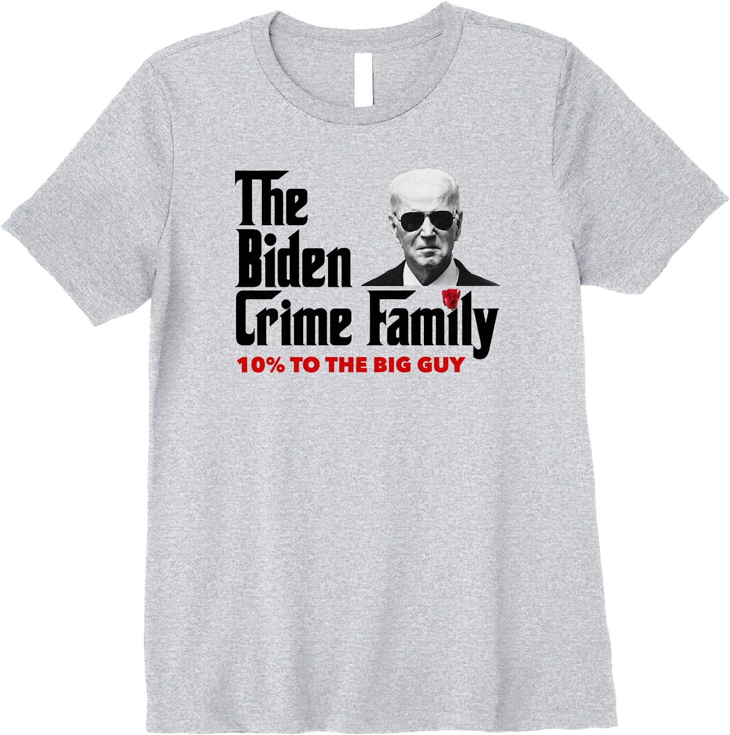 The Biden Crime Family Anti Biden Liberals Gift Ladies’ Crewneck T-Shirt