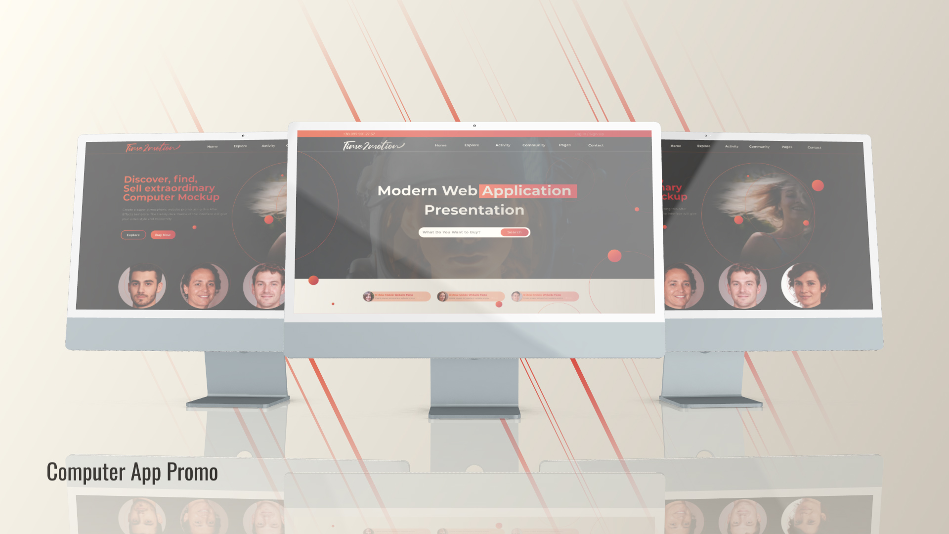 Web Promo Desktop Mockup Web Promo Desktop Mockup