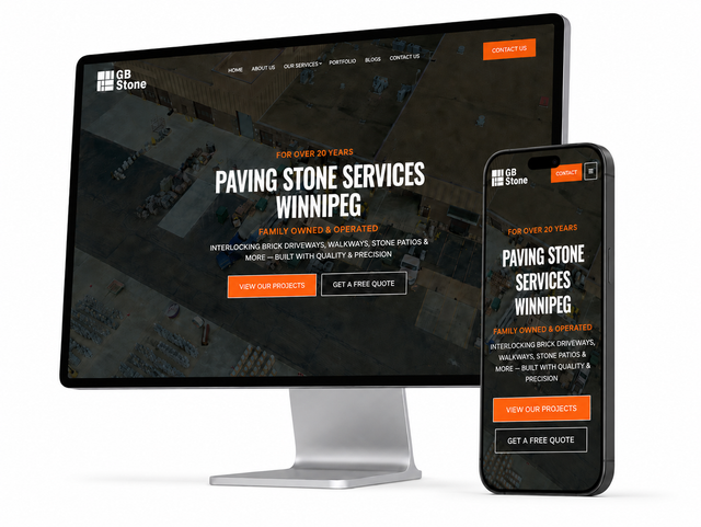 GB Stone Company website homepage