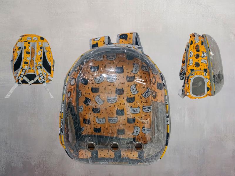 BOLSO AMARILLO TRANSPORTADOR D/MASCOTAS 13715AM