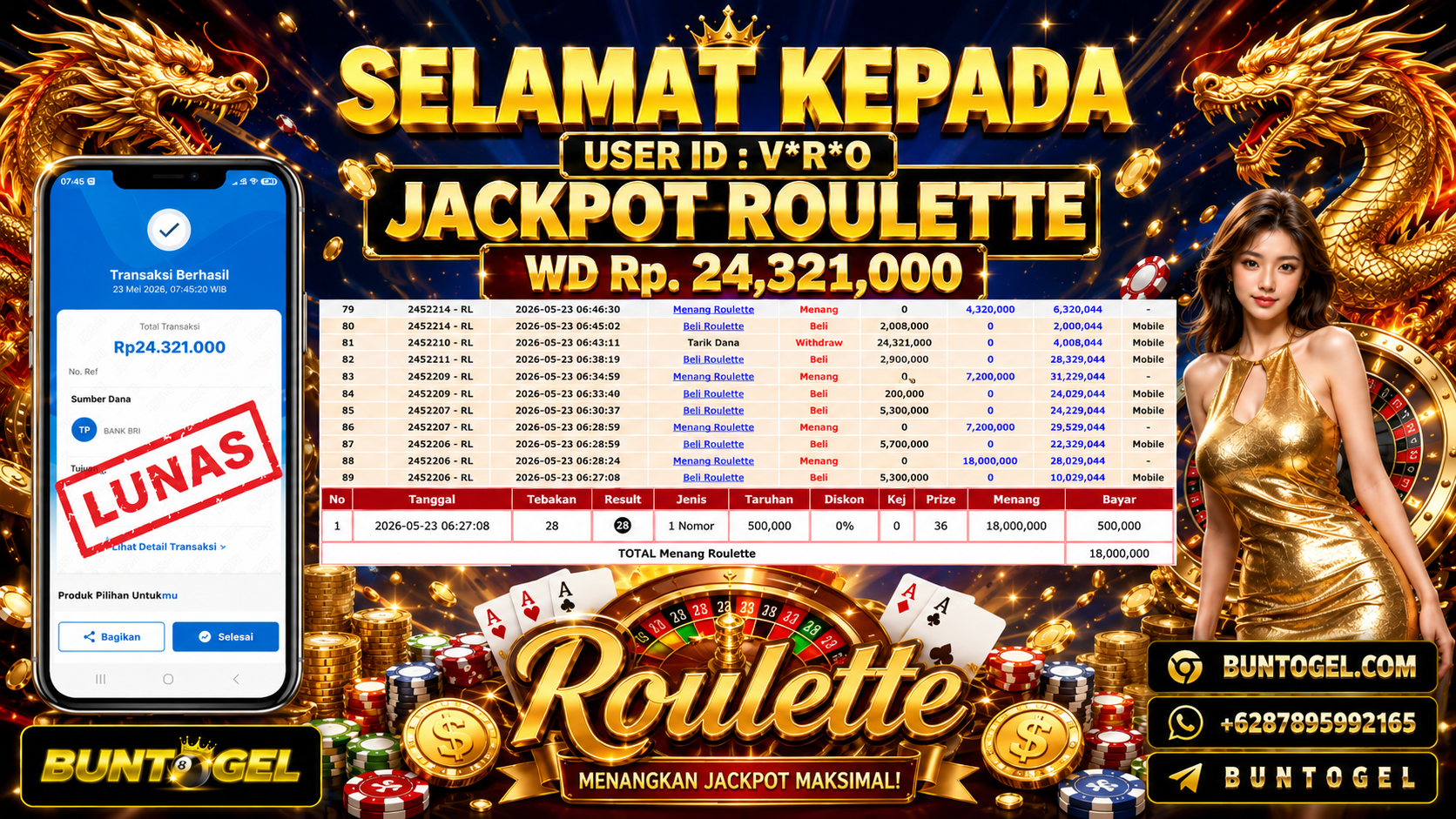 BUKTI BAYAR BUNTOGEL