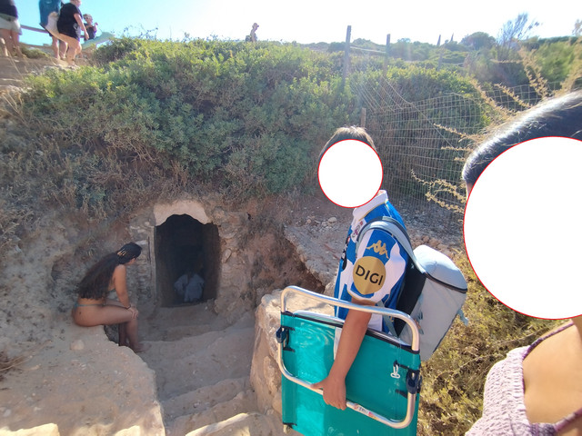 Viernes 14 de Agosto. Praia do Carvalho y Nossa Senhora da Rocha - Algarve y algo mas (4)
