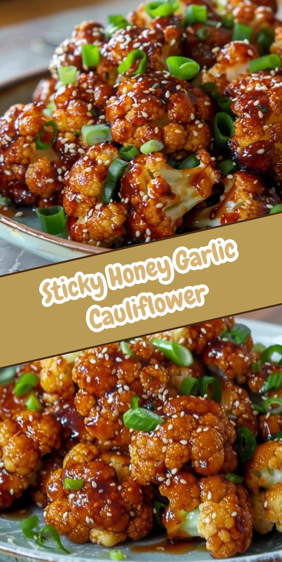 Amazing Sticky Honey Garlic Cauliflower in 5 Easy Steps