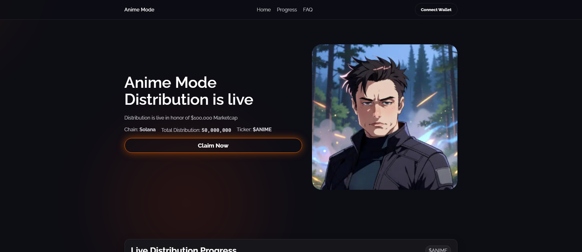 Forensic screenshot of animemodee.lol showing the phishing page layout