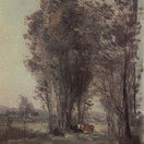 Пейзаж с коровами