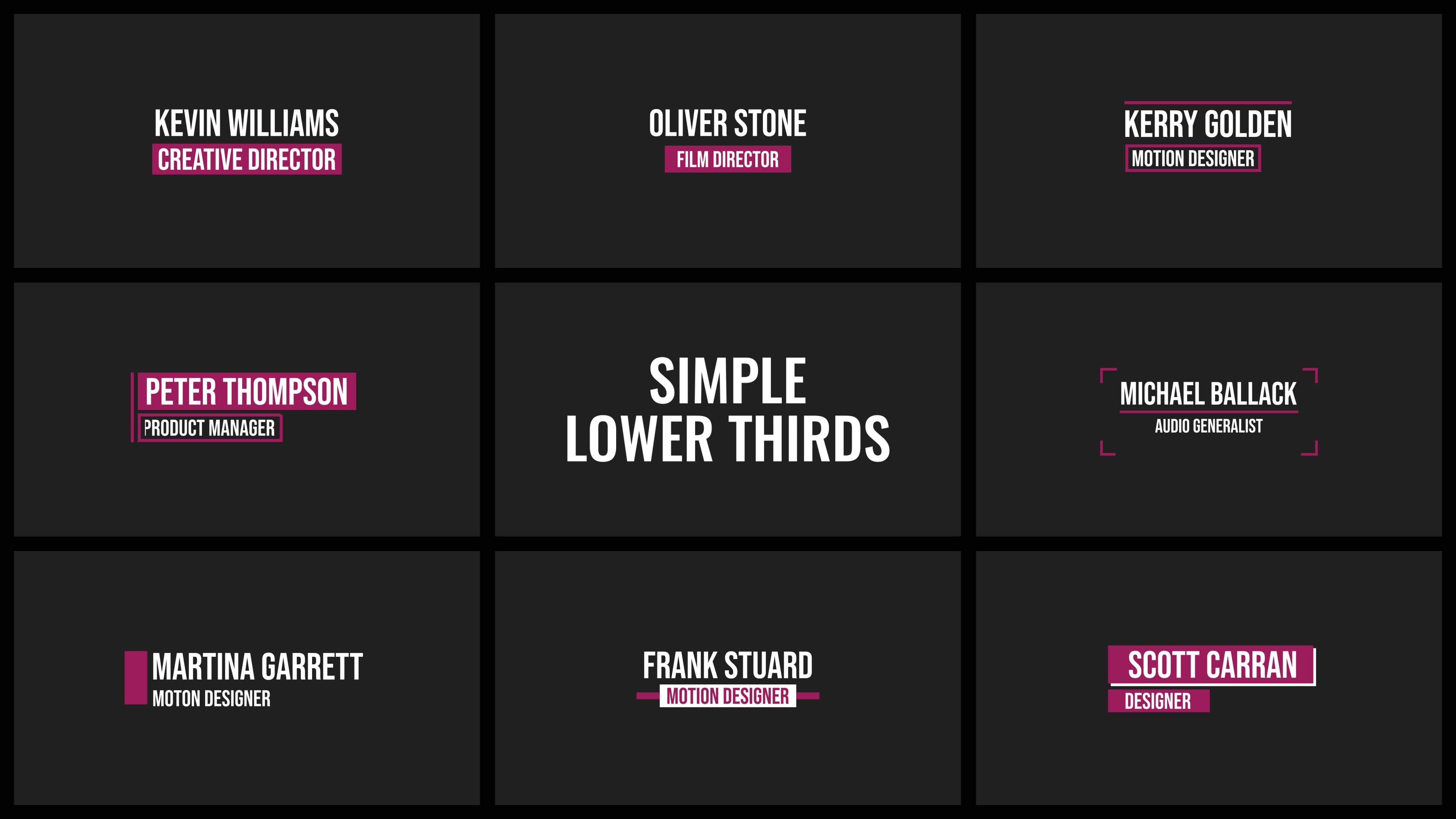 100+ Animated Lower Thirds - 11