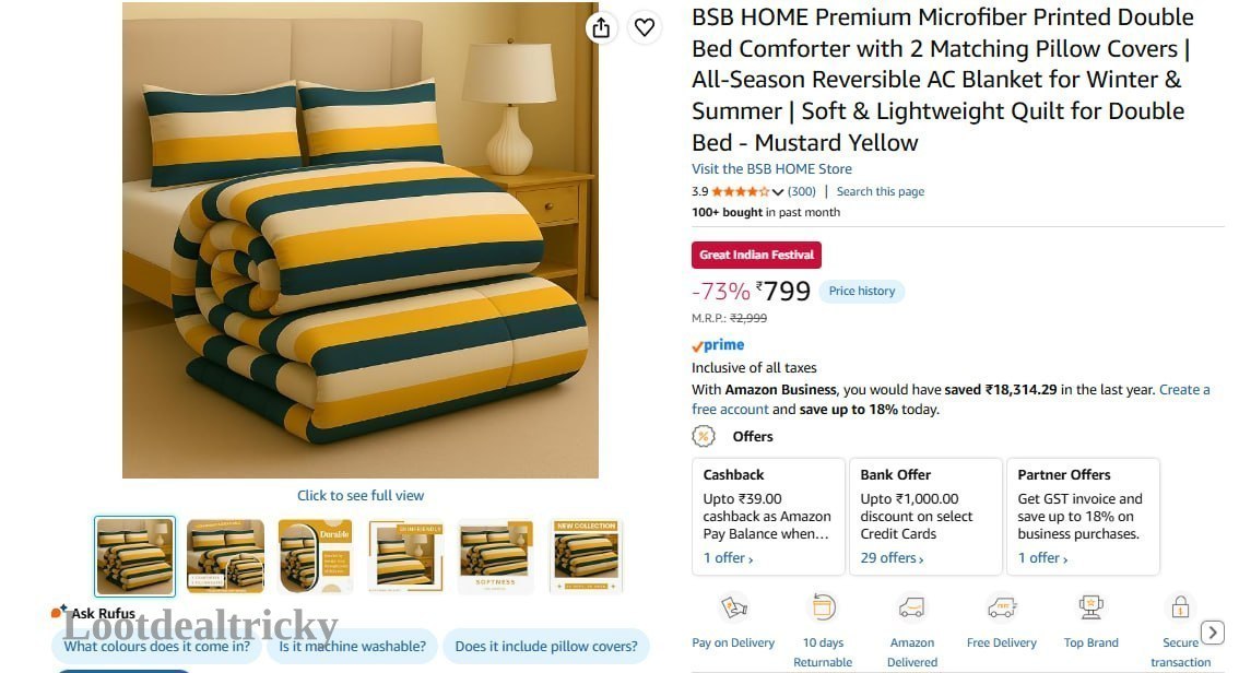 Double Bed Comforter | lootdeals