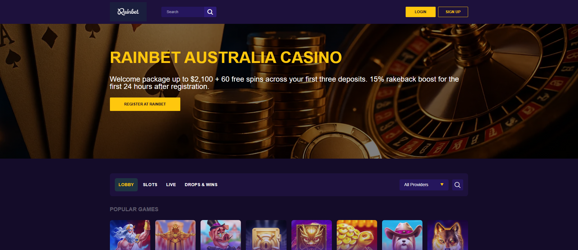 Stored capture of au-rainbet.site