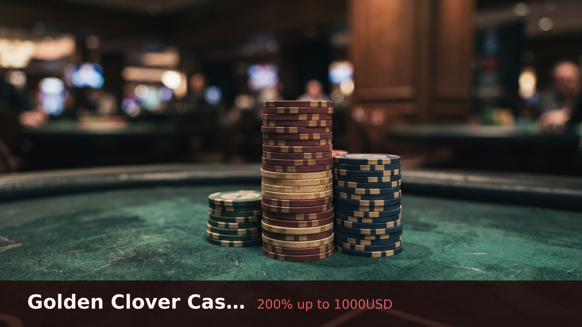 Golden Clover Casino — welcome bonus 200% up to 1000USD + 100 FS Golden Clover Casino — welcome bonus 200% up to 1000USD + 100 FS