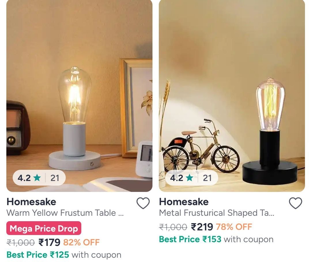 Homesake Table Lamps – Massive Offer Get 70% OFF Today
