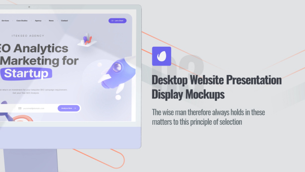 Web Promo Desktop Mockup
