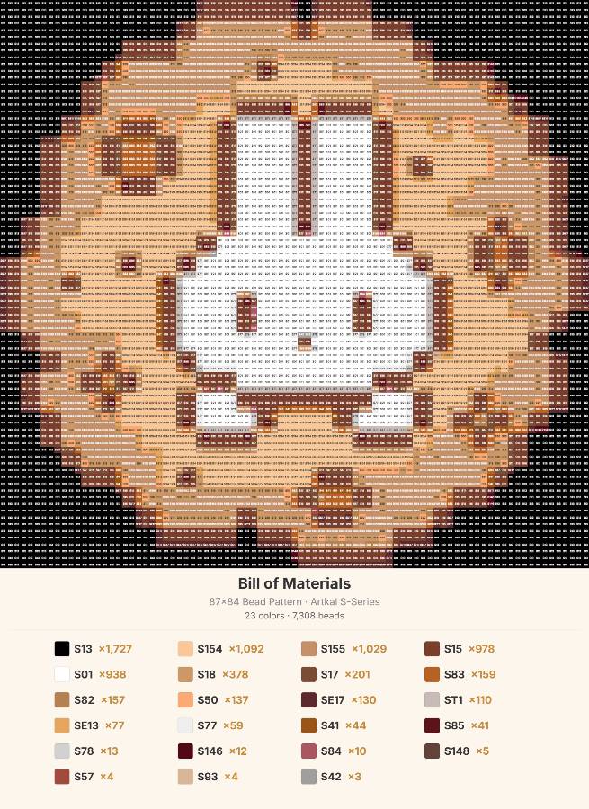 Cute Bunny Inside Chocolate Chip Cookie Pixel Art