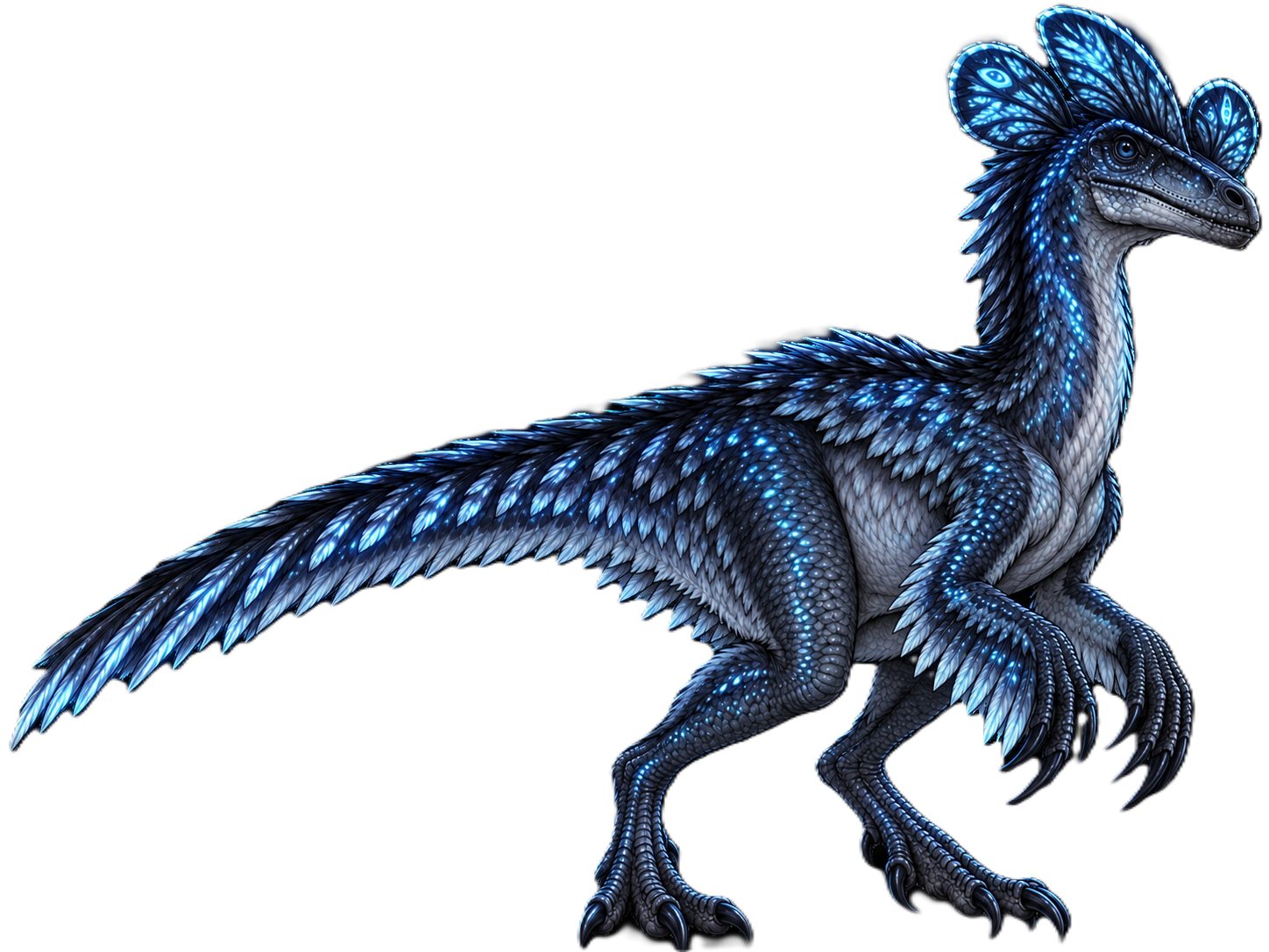 Ashveil, Kurama Shibuya's Dilophosaurus mount