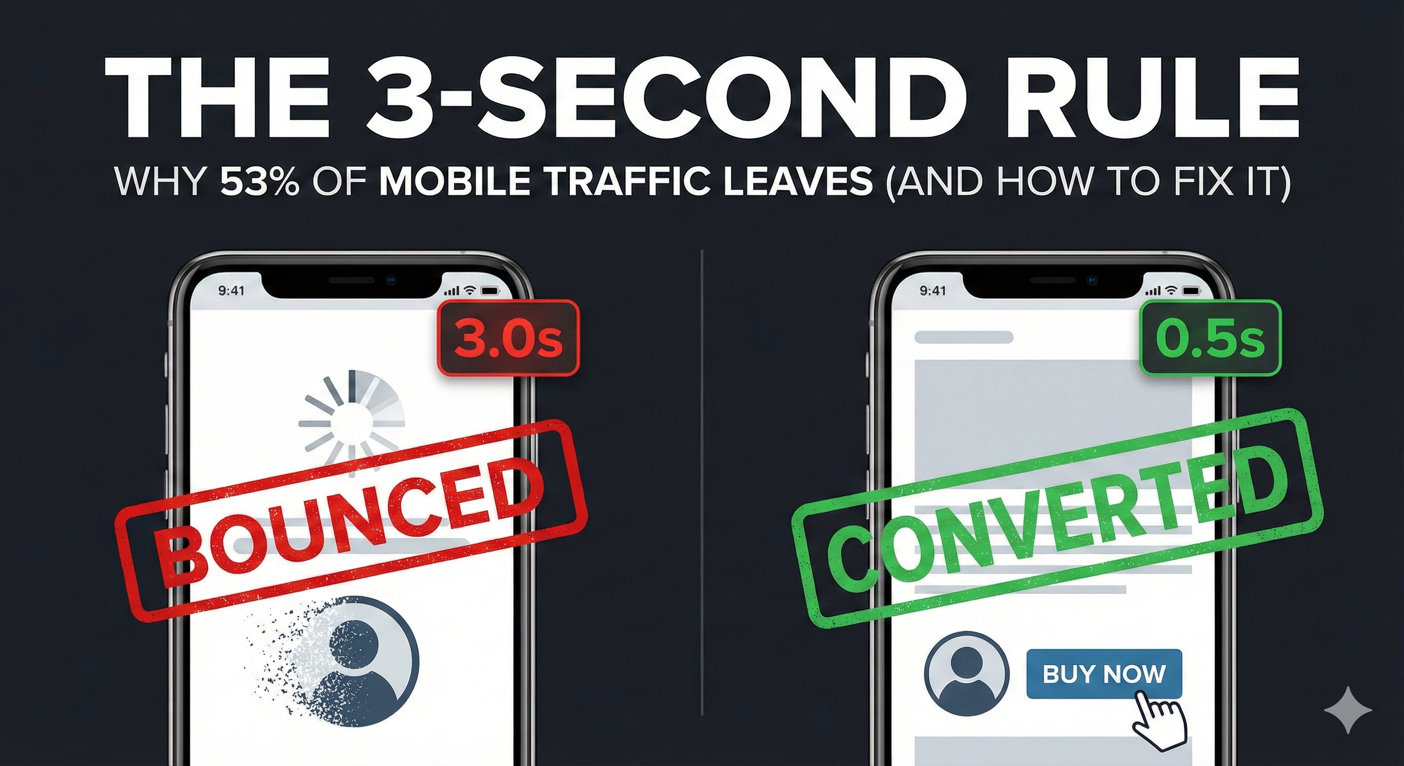 The 3-Second Rule: Why 53% of Your Mobile Traffic Just Bounced (And How to Fix It)