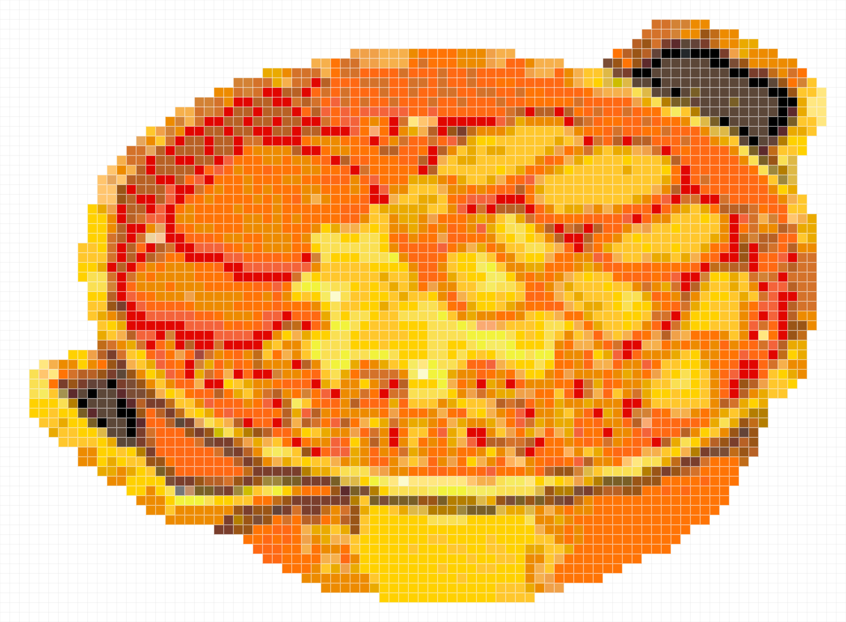 Korean Spicy Tteokbokki Hot Pot Pixel Art Perler B