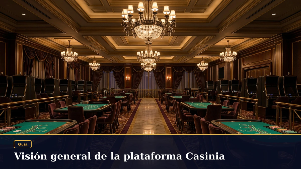 Visión general de la plataforma Casinia