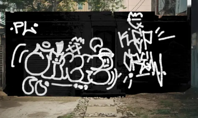 Graffiti artwork by KCP