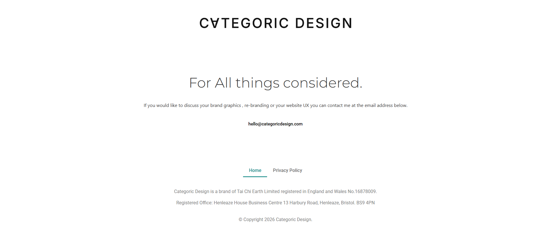 Stored capture of categoricdesign.com