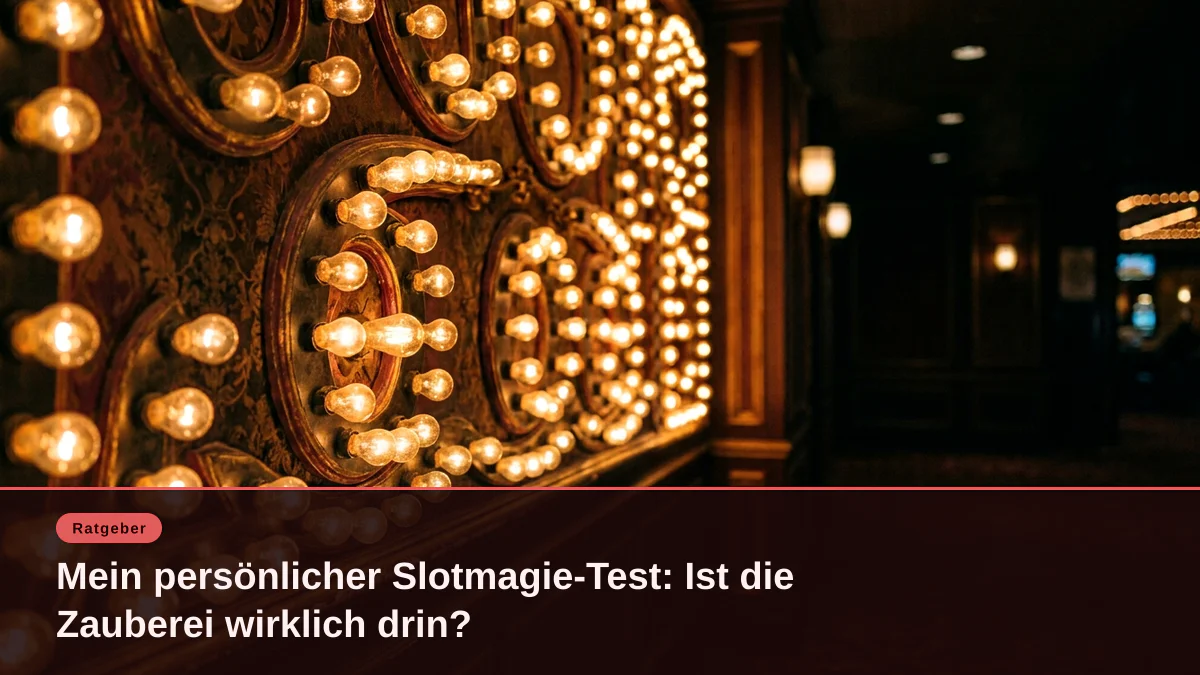 Mein persönlicher Slotmagie-Test: Ist die Zauberei wirklich drin?