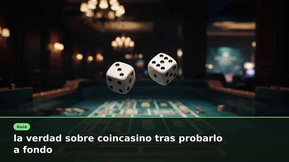 la verdad sobre coincasino tras probarlo a fondo